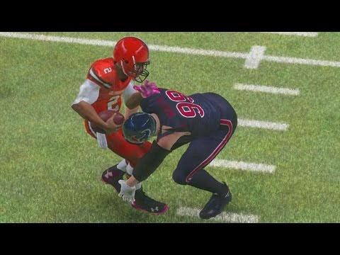 Madden 17 Career Mode QB S2 Ep 26 - JJ WATT VS BEST OFFENSIVE LINE EVER
