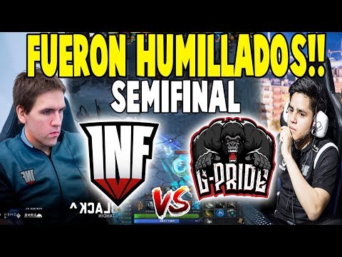 ¡FUERON HUMILLADOS! Infamous vs G-Pride [Game 1] - "SEMIFINAL" - EPICENTER MAJOR DOTA 2