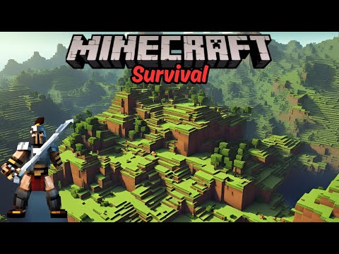 Minecraft Survival - Ep1 Getting Started - A Good Start (Village)