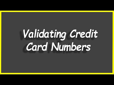 Python Programs 95 Validating Credit Card Numbers