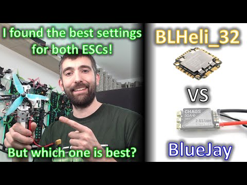 BLHeli_32 vs BlueJay: I found the best settings for both ESCs but which will perform better?