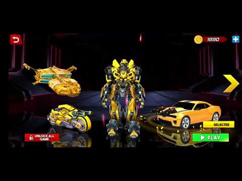 Flying Jet Robot Car Transform-Android Gameplay