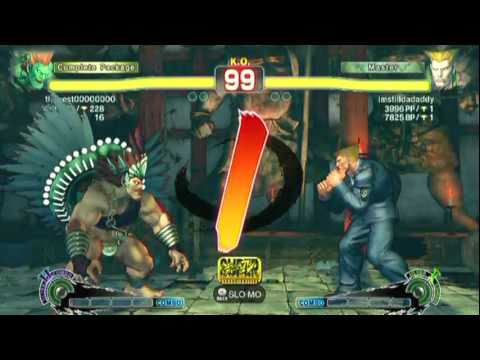 SSF4 AE: thebest00000000(Blanka) vs imstilldadaddy(Guile) - HD 720p