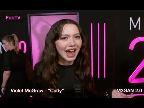 WARNING: M3GAN 2.0 Might Be Behind You 😨 | Violet McGraw Interview!”