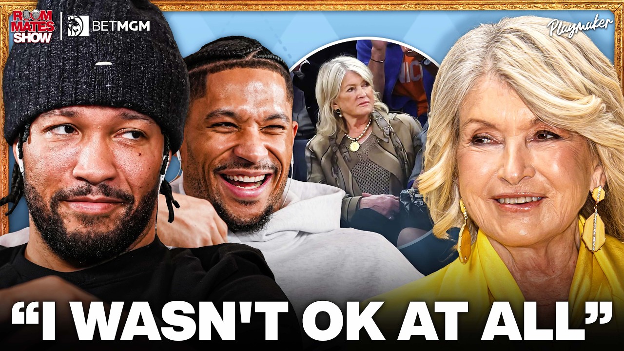Martha Stewart Reveals How Jalen BROKE Her Toe While Sitting Courtside 🦶