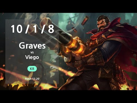 Graves Jungle vs Viego - KR GrandMaster Patch 13.20