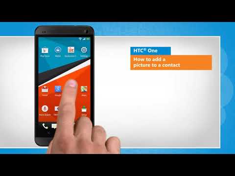 How to add photo to a contact in HTC One