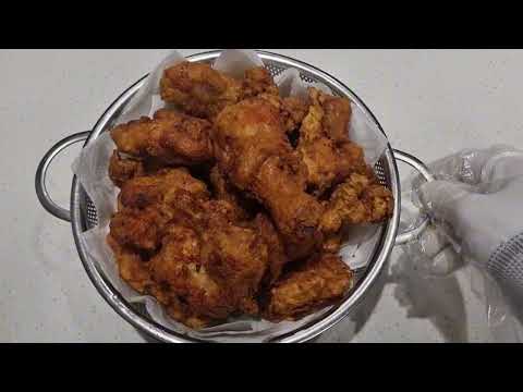 집에서 바삭한 치킨 만들기