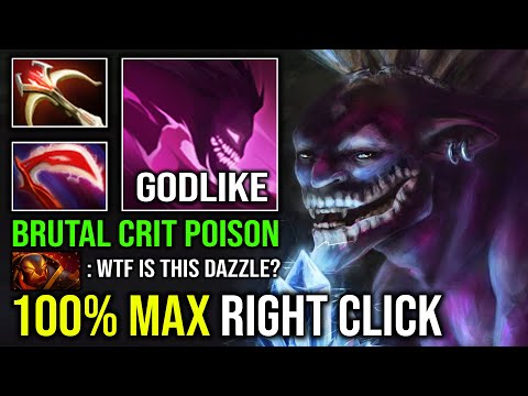 NEW OP MID DAZZLE Max Desolator 100% Full Right Click Unlimited Poison Slow Hit Like a Truck Dota 2