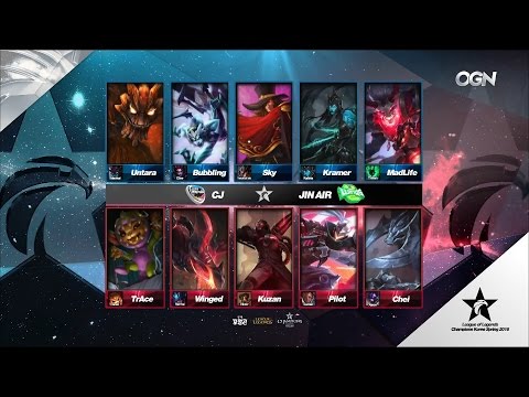 JAG vs CJE Game 2 Highlights - JIN AIR GREENWINGS vs CJ ENTUS - LCK Week 3 - SPRING 2016