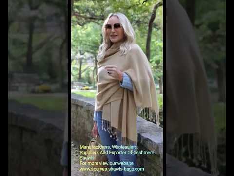 Ecc women cashmere modal printed shawls, size: 100*180 cm