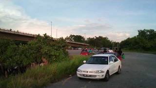 preview picture of video 'Car Drifters spotted at Dinding Bypass, Manjung near Damar Laut, Perak'