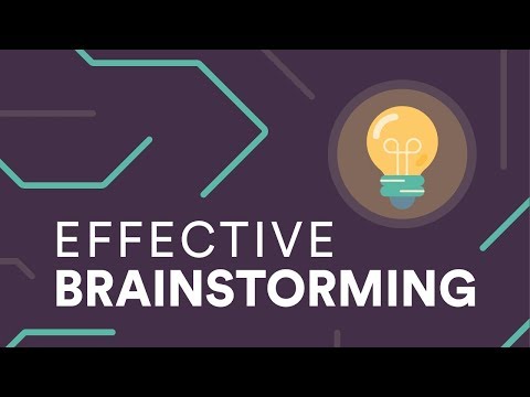 Effective Brainstorming
