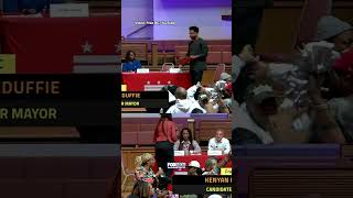 DC mayor candidates McDuffie and Lewis George clash during Free DC forum