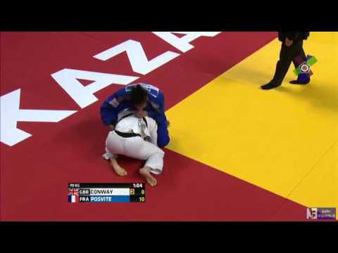 Judo 2016 European Championships Kazan: Conway (GBR) - Posvite (FRA) [-70kg] bronze