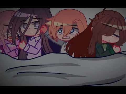 Dokis have a sleepover||DDLC||Sayori, Monika, Yuri, Natsuki