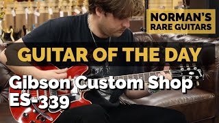 Video thumbnail for Guitar of the Day: Gibson Custom Shop ES-339 Cherry | Norman's Rare Guitars by Normans Rare Guitars