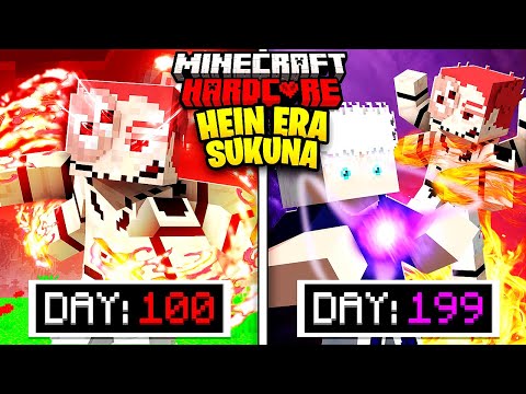 Insane 200 Days as Sukuna in Minecraft!