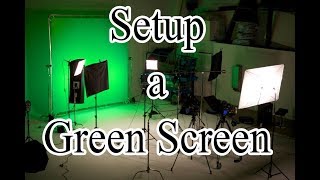 How to setup and use a green screen