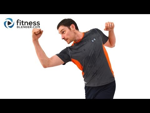 Fun Kickboxing and HIIT Cardio Workout Challenge - Bodyweight HIIT Fat Burner w Warm Up & Cool Down