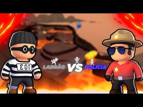 🤯POLÍCIA VS LADRÃO  NO STUMBLE  GUYS  🤯
