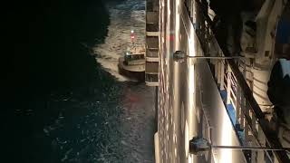 Jacksonville harbor pilot arriving to the Carnival Elation! 🛳️