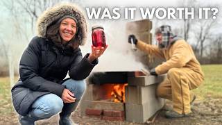 We Tried Maple Sugaring and IT WORKED! (but was it worth it?)