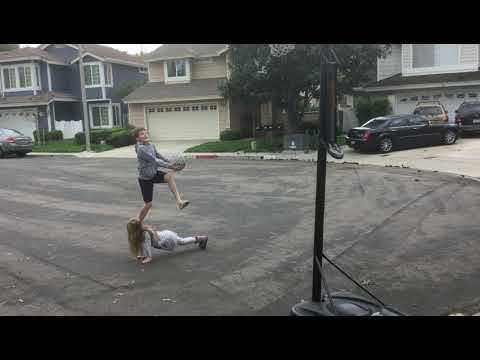 Basketball trickshots and mistakes