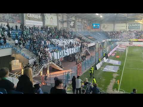 przerwany mecz Piast Gliwice - Lechia Gdańsk