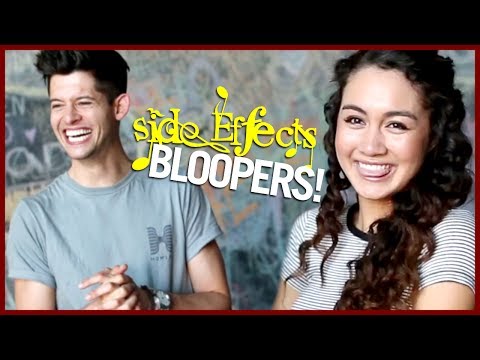 Hunter makes Meg Delacy CRY! SIDE EFFECTS bloopers!