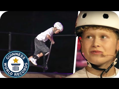 Extreme Spannung beim Außen Rekord - der 12-jährige Tom ist ein echter Stuntman | SAT.1
