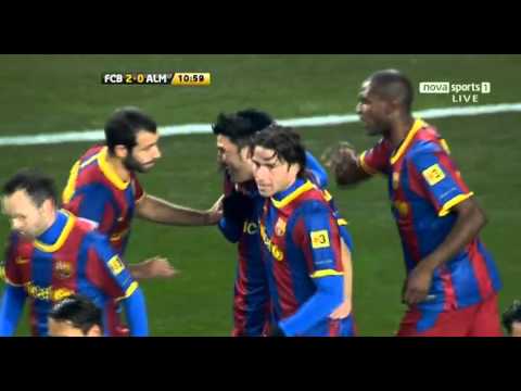 [Copa del Rey] FC Barcelona vs Almeria 2-0 Villa 11 min.