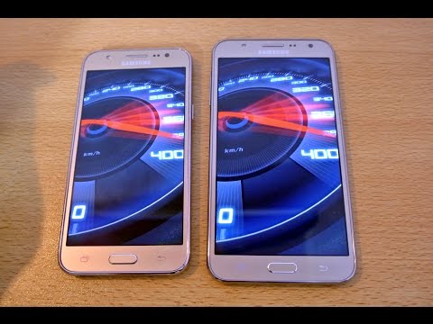 Samsung Galaxy J7 vs Galaxy J5 - Speed Test HD