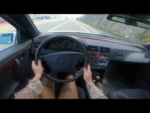 1994 Mercedes Benz C180 ELEGANCE {122HP} TEST DRIVE (POV)