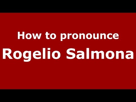 How to pronounce Rogelio Salmona (Colombian Spanish/Colombia)  - PronounceNames.com