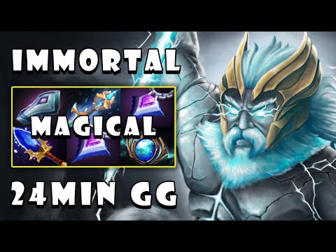 How To Play Zeus Mid in 14Min GODLIKE with Immortality by MagicaL | Guides Gameplay - Dota 2 7.27
