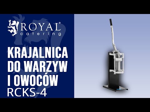 Video - Krajalnica do warzyw i owoców - ręczna