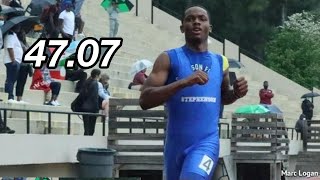 Lightning Fast U.S. No. 4 In 400m