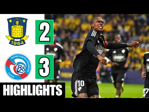 Brøndby vs Strasbourg 2-3 Résumé | Emanuel Emegha Goal | UEFA Conference League 2025-26 | Highlights