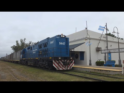 [8K] Tren de tolvas graneras de NCA con destino a General Deheza pasando por Marcos Juárez!!!!!!