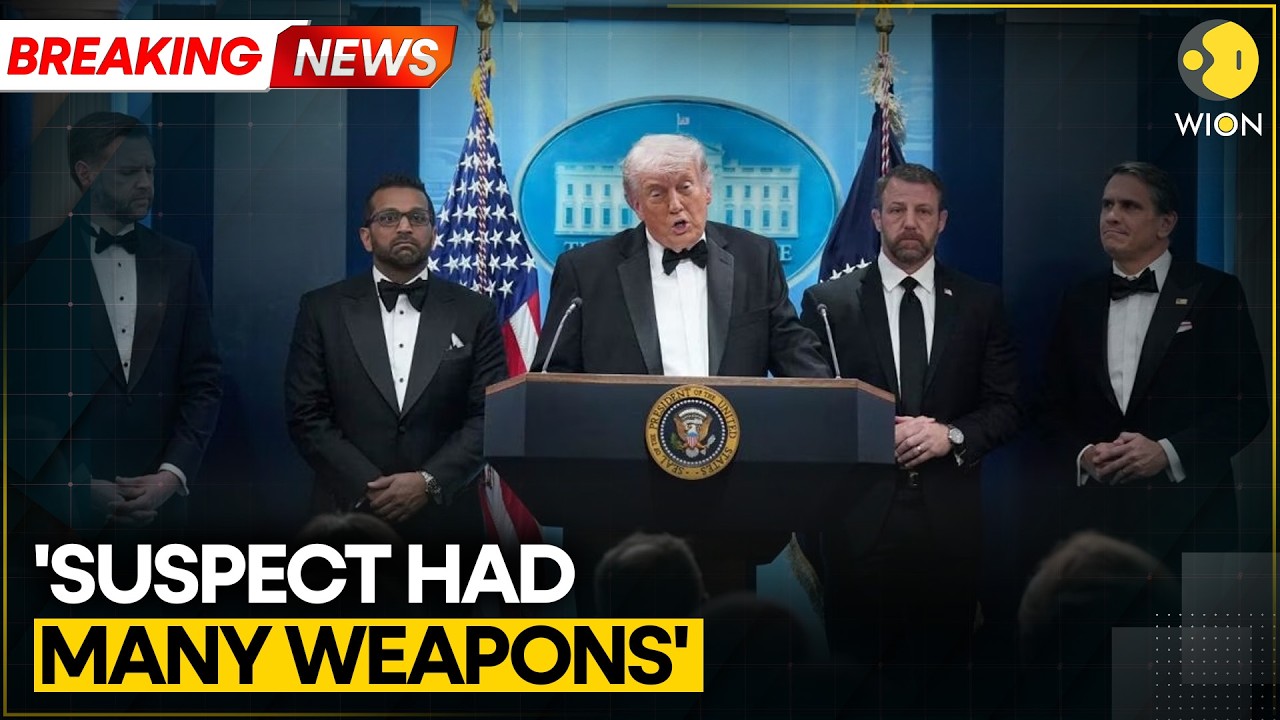 White House Shooting: US President Donald Trump's Address After Security Incident | WION BREAKING