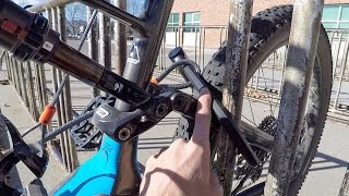 How to Lock an Expensive Bike in 3 Minutes
