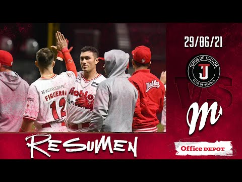 Resumen del juego 1 Toros Vs Diablos Rojos (29/06/21)