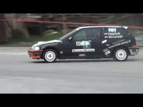 Jarosław Hajduk / Stanisław Wroński - Honda Civic - KJS Wiosenny Super OeS Biecz 26-04-2015