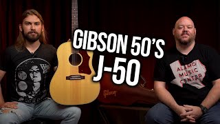 Video thumbnail for Gibson 50's J-50 | An Underrated Gem For Fans of the Natural by Alamo Music Center