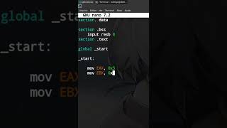 Entrada e Saída em Assembly em 60s #Assembly #dev #programação