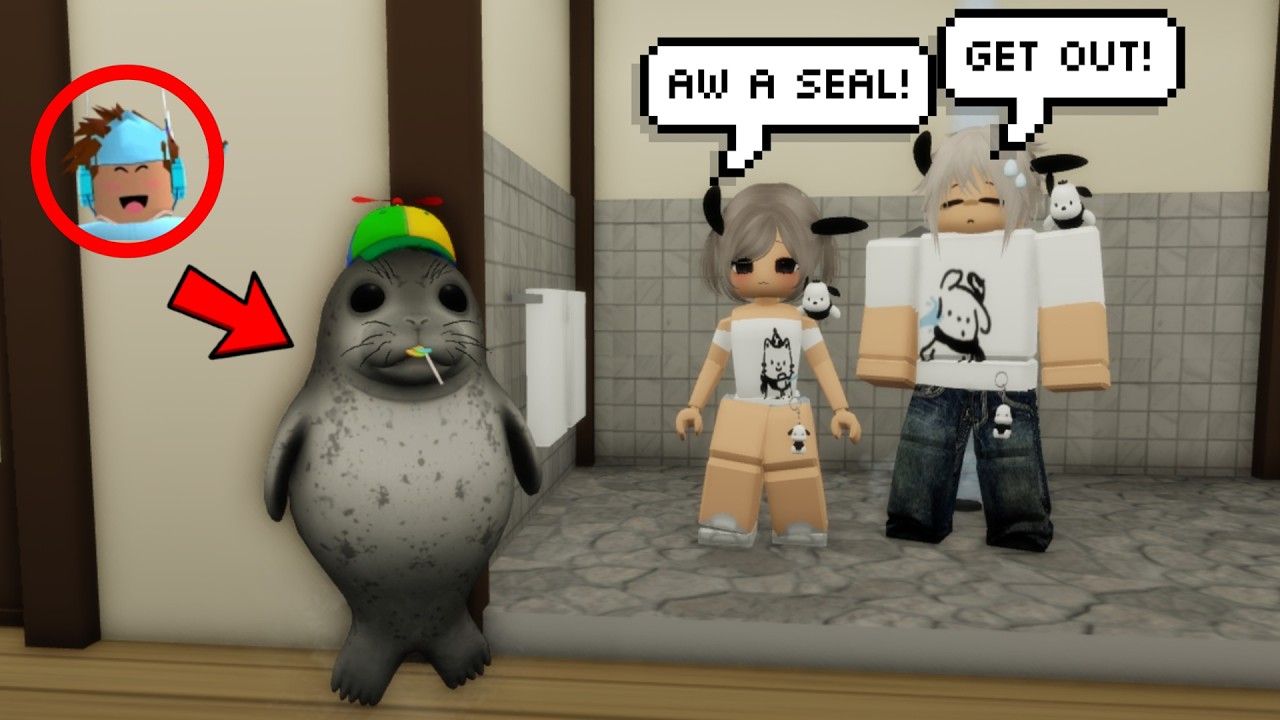I Caught CREEPY Online Daters As A CUTE SEAL... (Brookhaven)