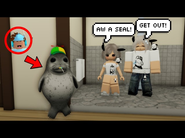 I Caught CREEPY Online Daters As A CUTE SEAL... (Brookhaven)