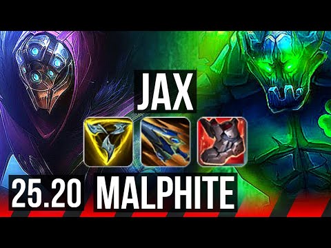 JAX vs MALPHITE (TOP) | EUW Master | 25.20