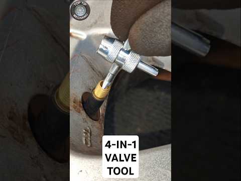 Using a 4-In-1 Tire Valve Core Tool